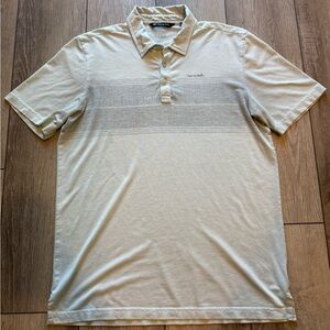 Travis Mathew Sea Foam Green Polo Shirt Classic Design